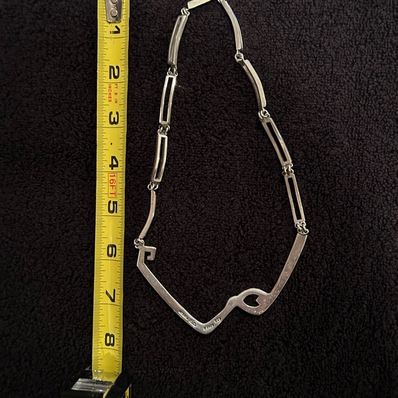 Erika Hult De Corral RIC Geometric Sterling 18” Modernist Necklace. - Picture 5 of 6